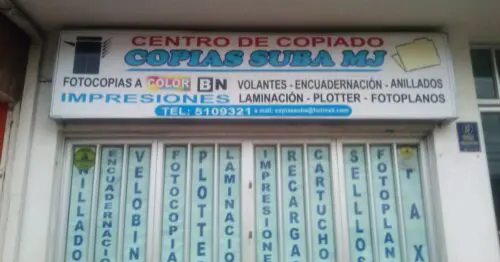 CENTRO DE COPIADO COPIAS SUBA MJ CENTRO DE COPIADO COPIAS SUBA MJ